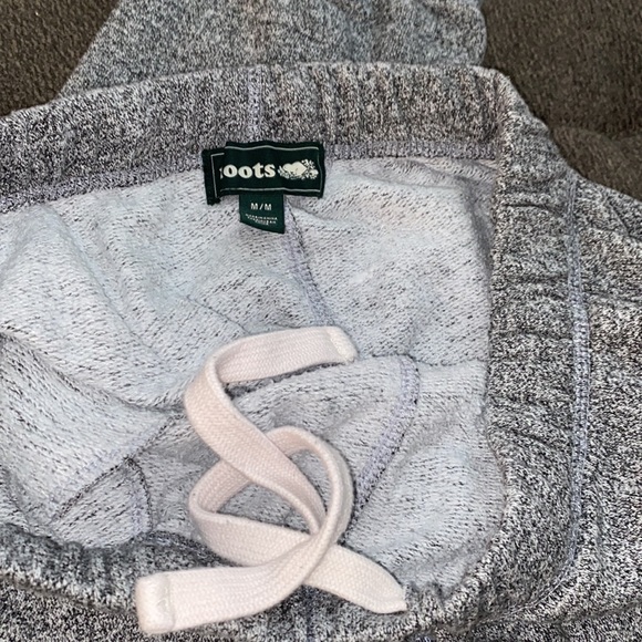ROOTS salt & pepper mens sweat pants size medium - Picture 2 of 5